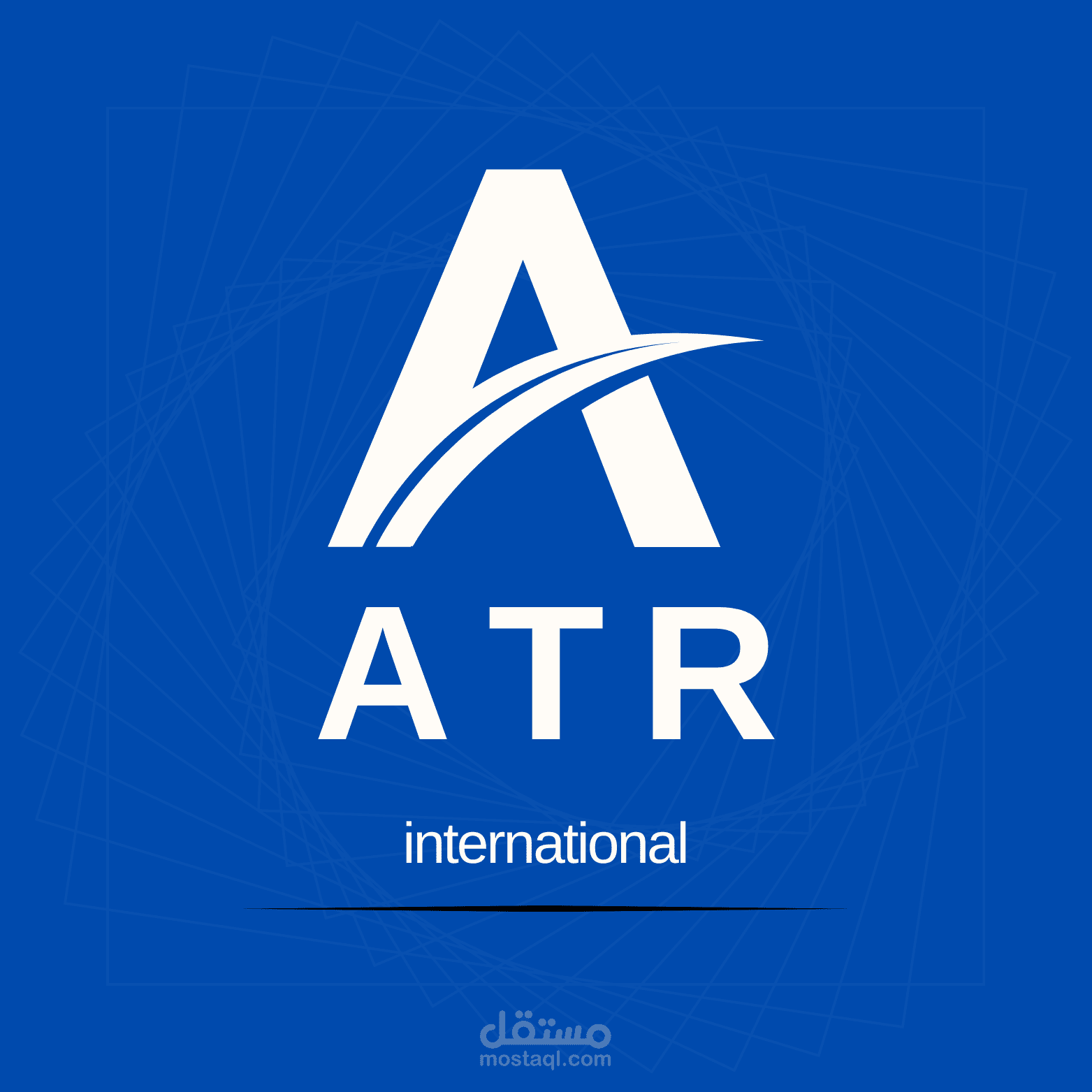 تصميم شعار احترافي لشركة ATR International هوية بصرية مميزة