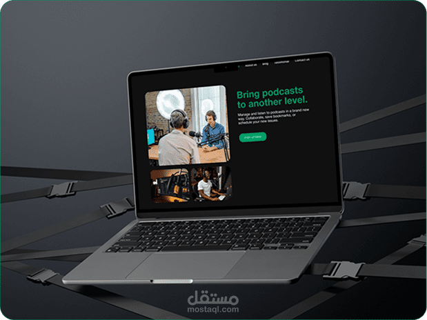 UI/UX Design for a Modern Podcast Website Project
