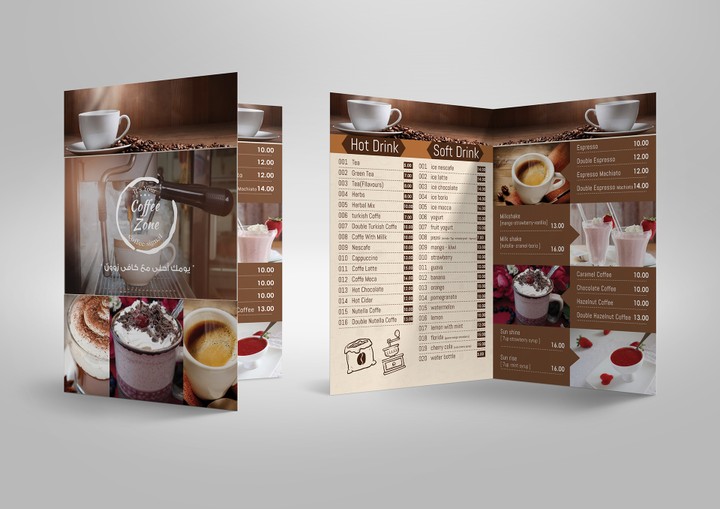 coffee zone menu