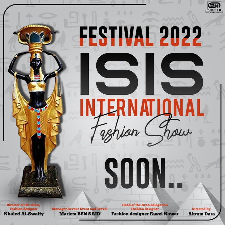 Poster Isis International Fashion Show