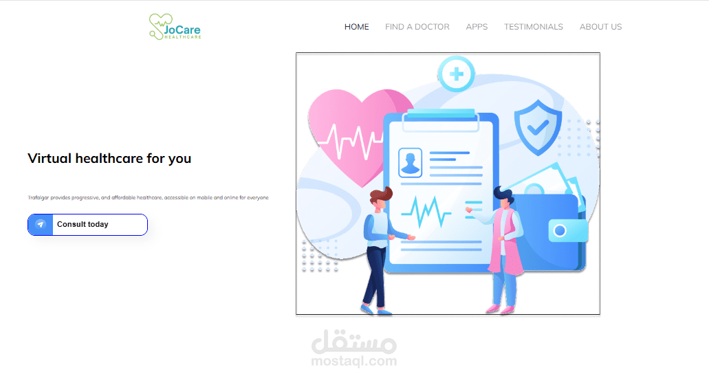 Jo-Care Landing Page