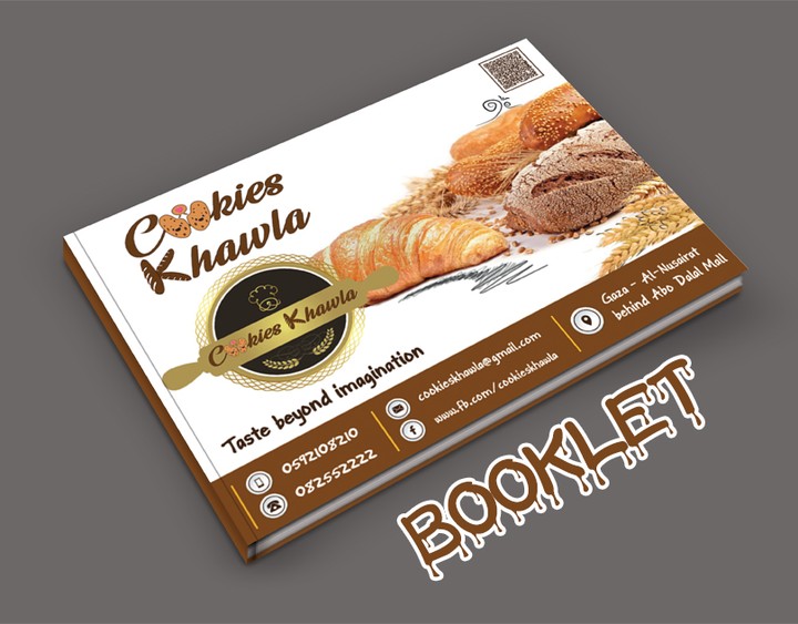 booklet || Cookies Khawla كتيب تعريفي لمخبز خولة