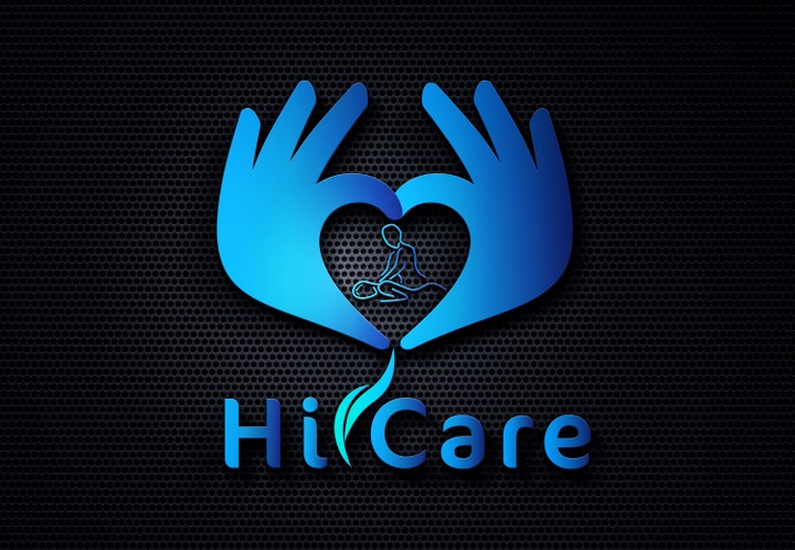 logo || Hicare || massage لوجو