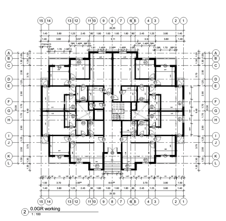 plan for Residential Building