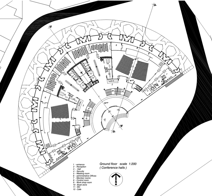 plan for Islamic Cultural Center