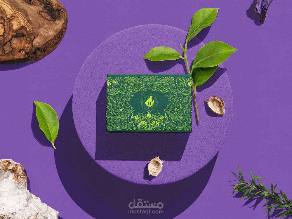 تصميم الهوية البصرية لبراند القلعة