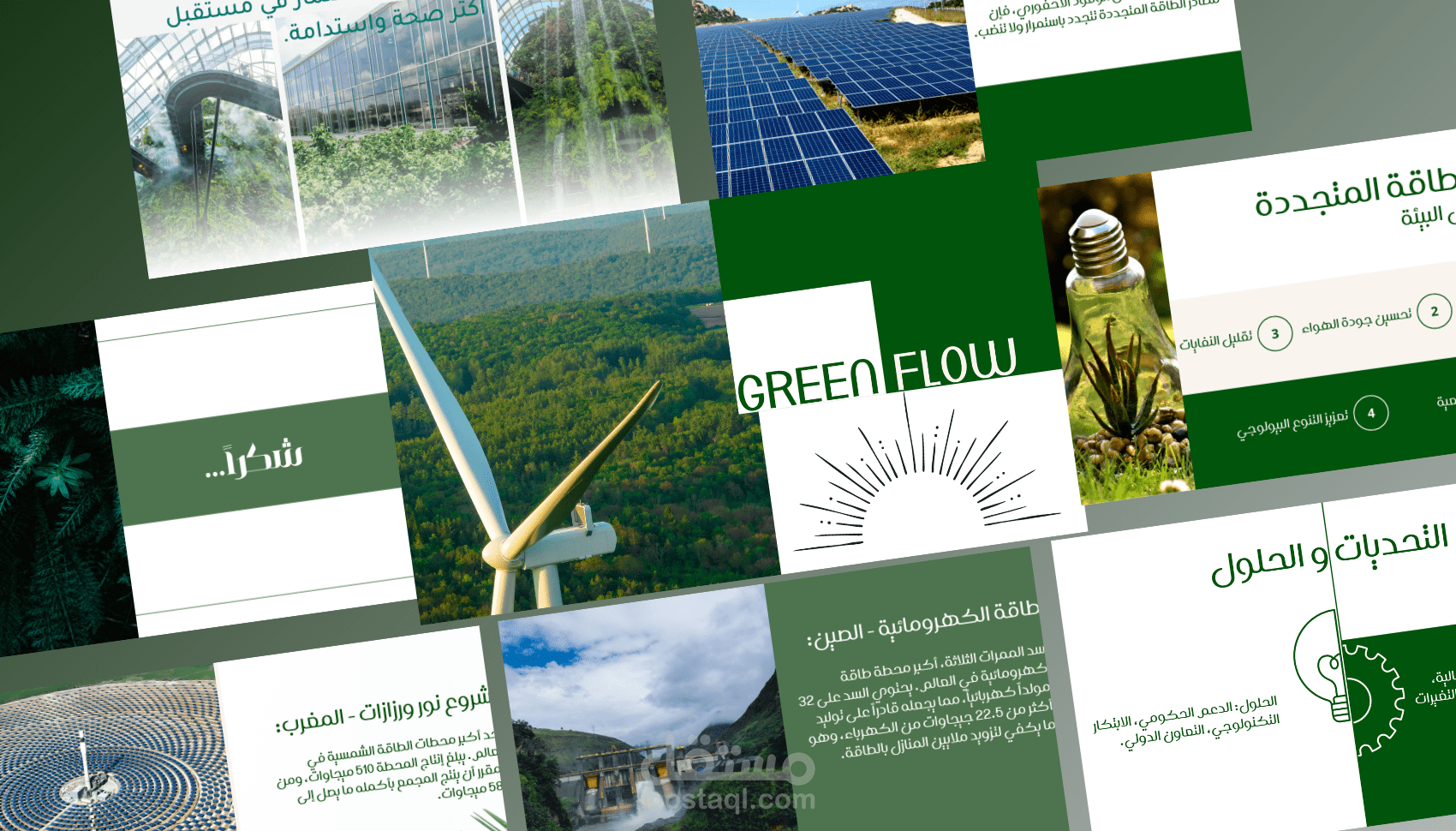عرض تقديمي لشركة Green Flow