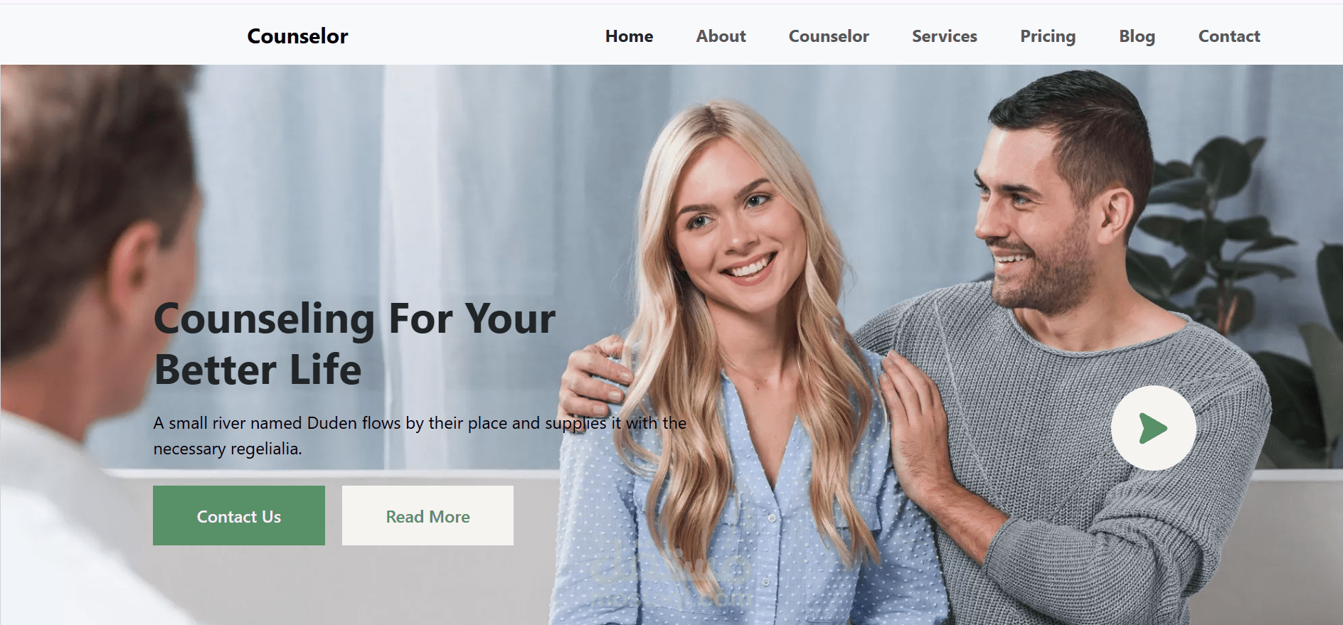 web page by bootstrap