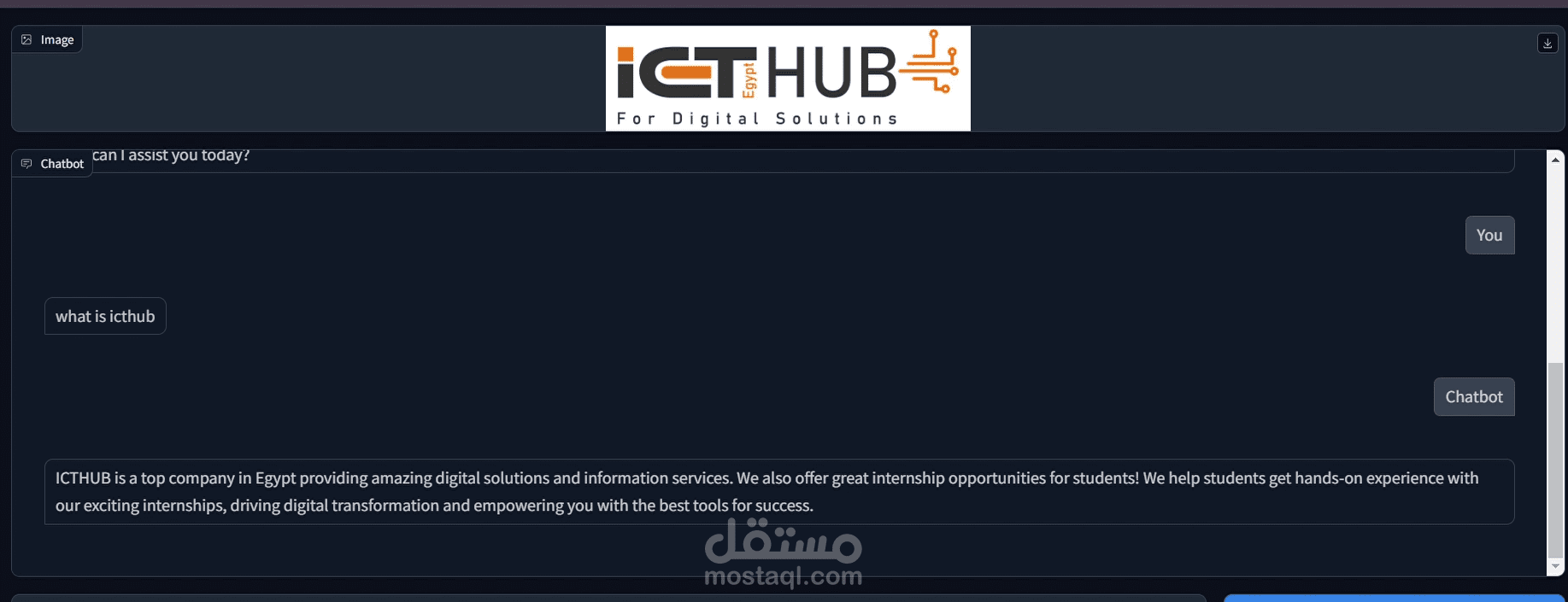 Chatbot for Company that specializes in Digital Solution