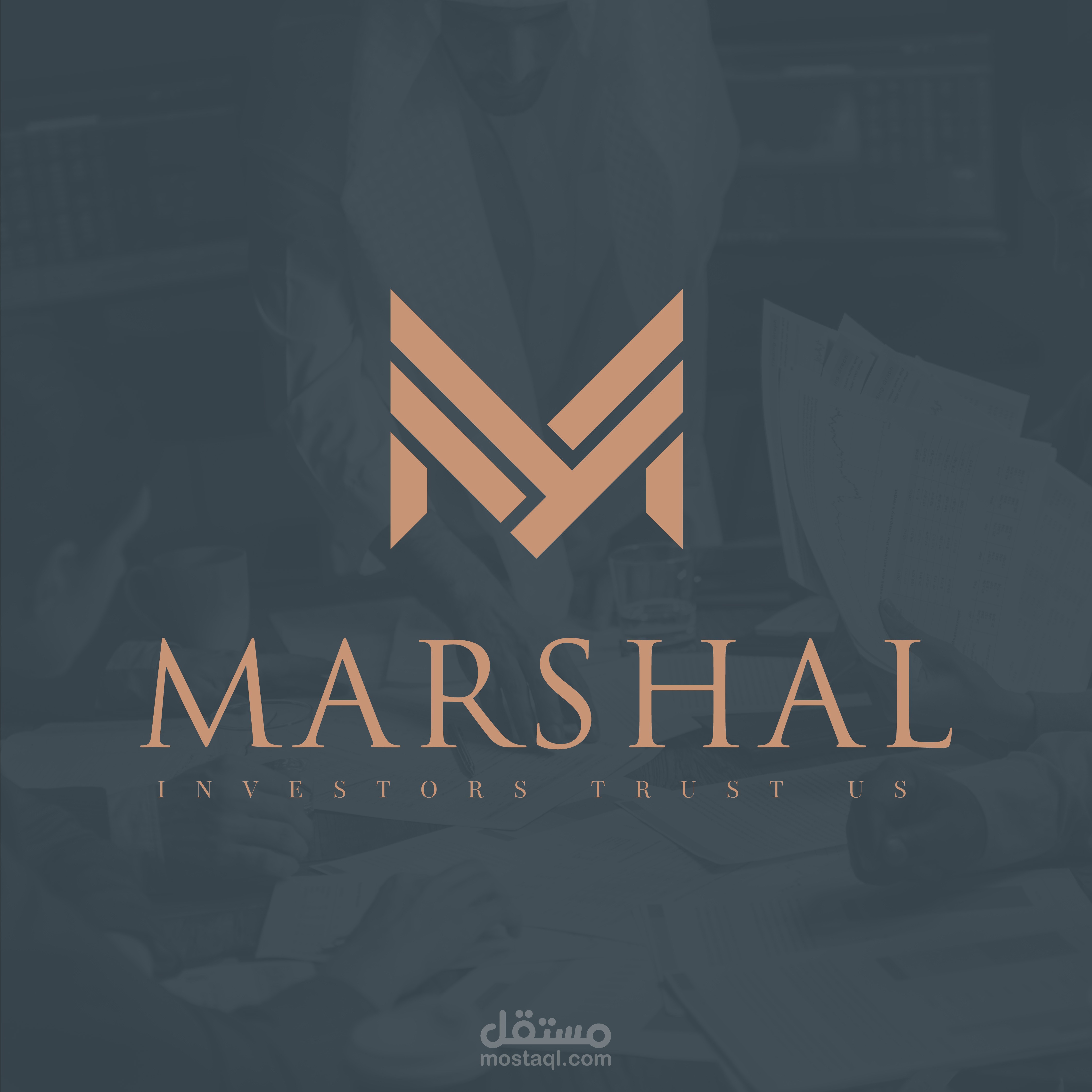 هوية بصرية لشركة Marshal