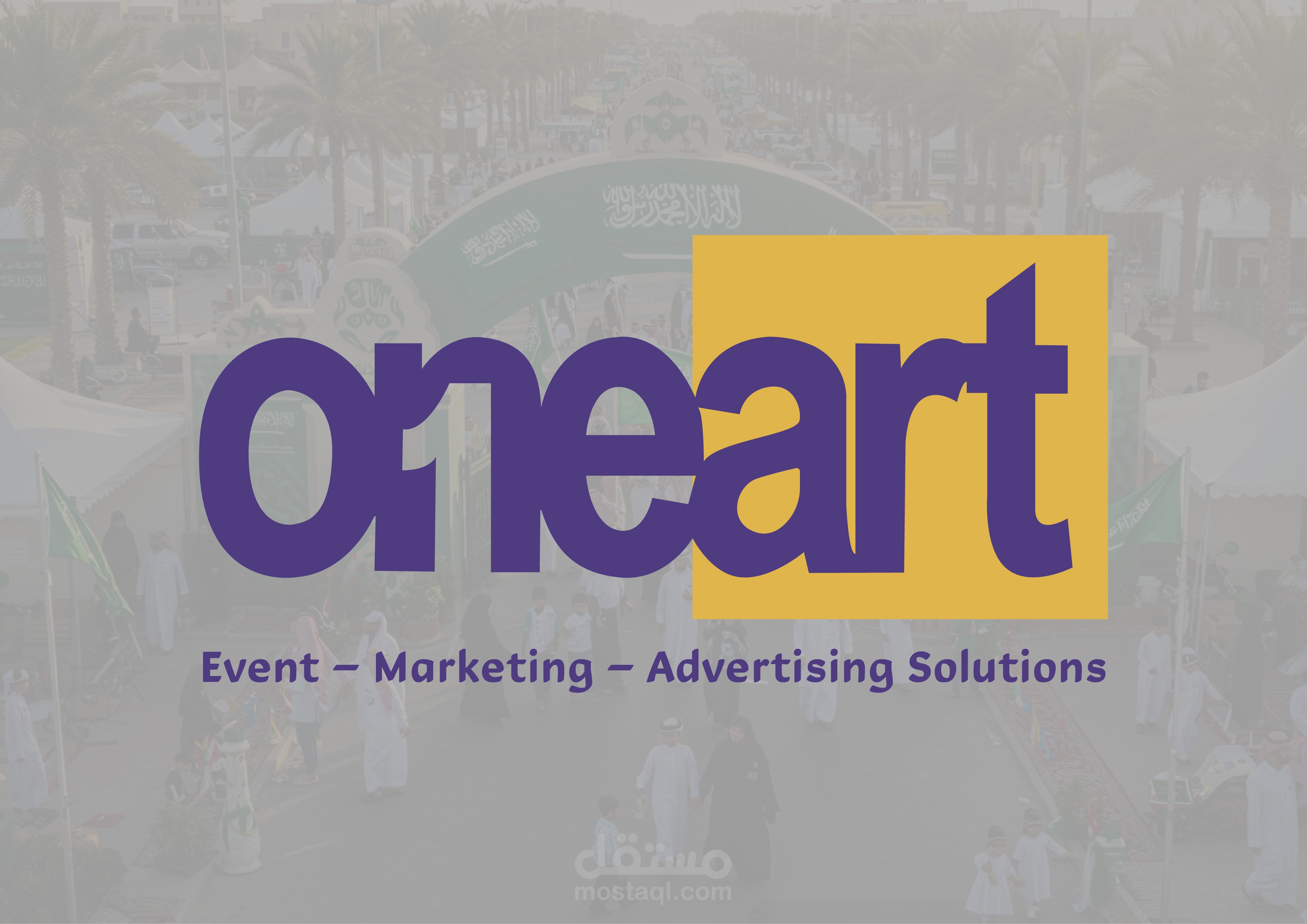 شركة One Art Event - هوية بصرية كاملة