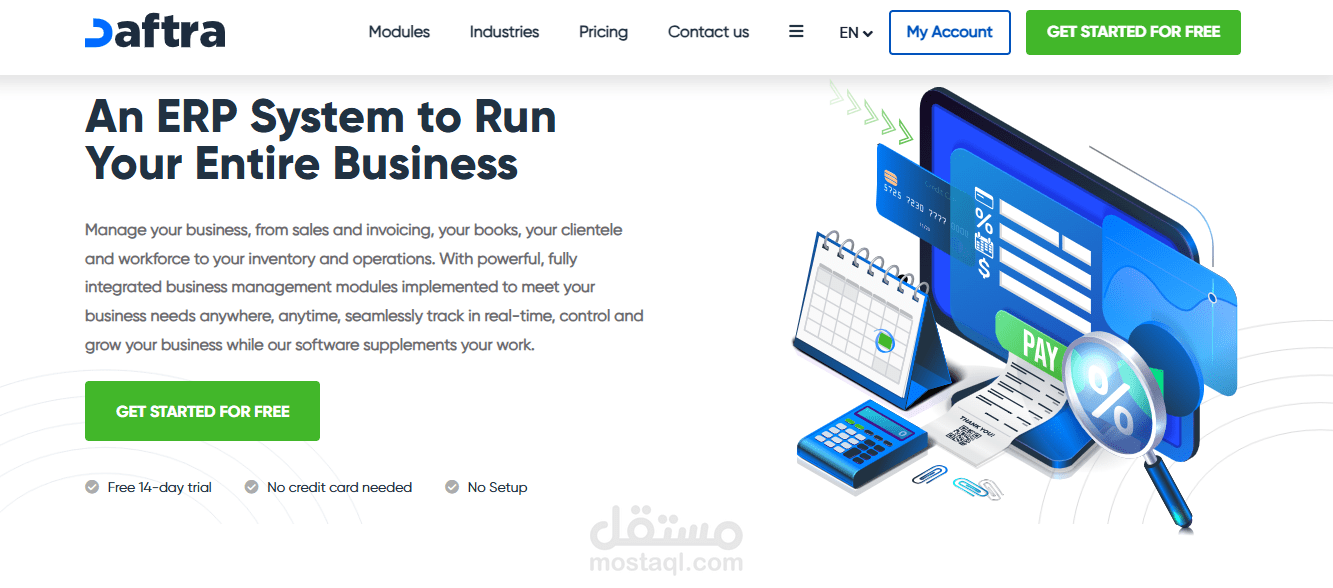 Daftra expert خبير برنامج دفترة السحابي للمحاسبة