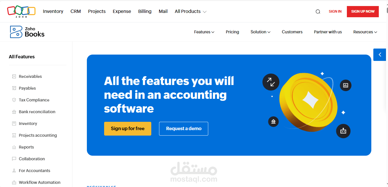 Zoho Books expert خبير برنامج زوهو بوكس