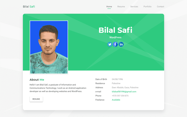 CV Bilal