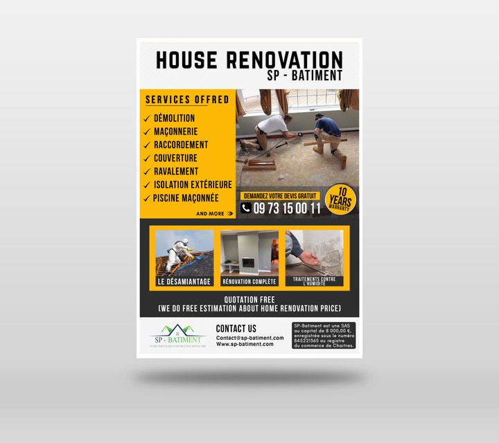 Renovation Flyer