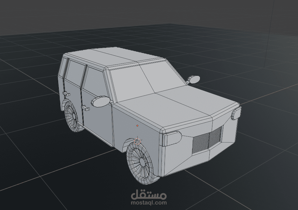 low poly car ready for games engine (unity - unreal engine - roblox studio)