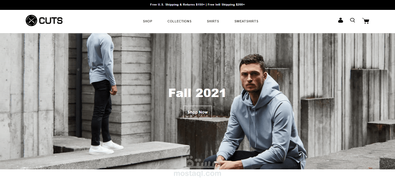 Cuts – A Modern E-Commerce Platform for Clothing