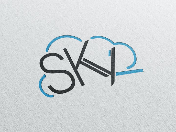 sky team ( logo ) لوجو لمدرسة تعليم طيران مدني