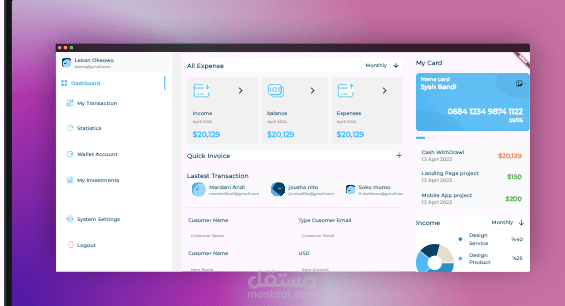 Responsive Dashboard