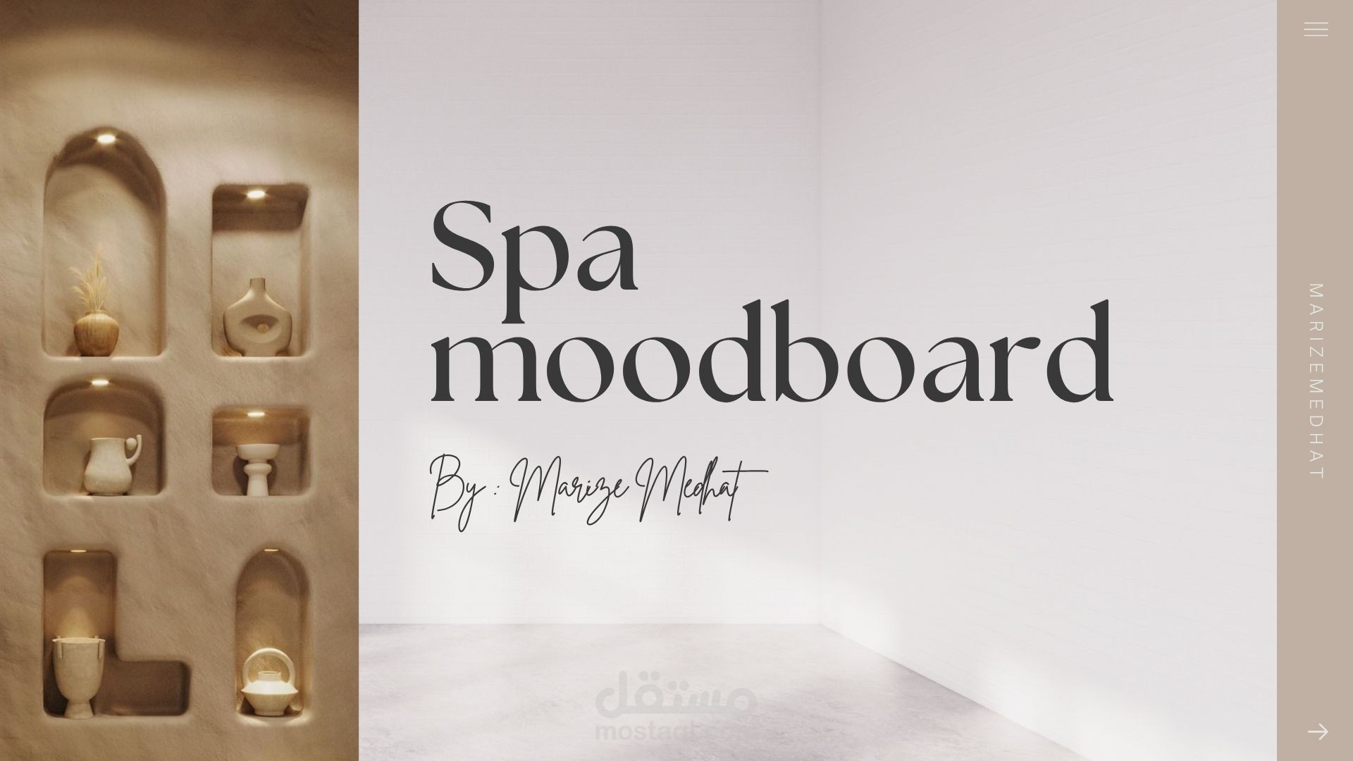Spa moodboard