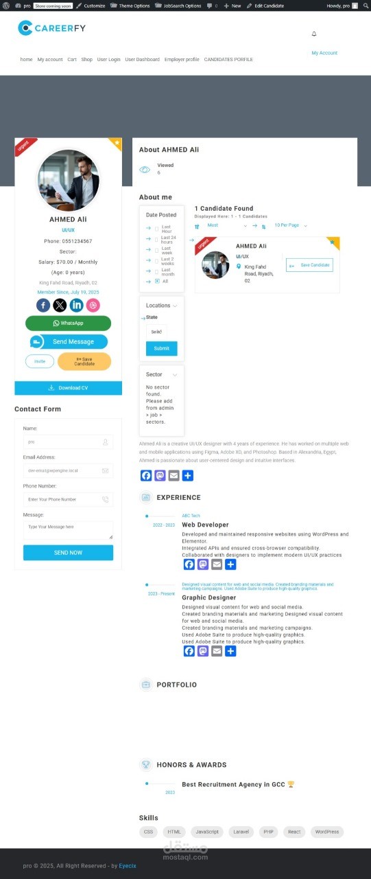 Candidate ️
