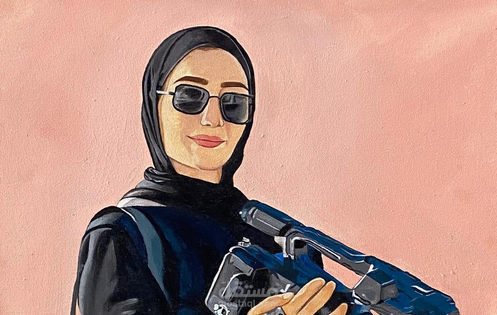 لوحة مصورة غزة