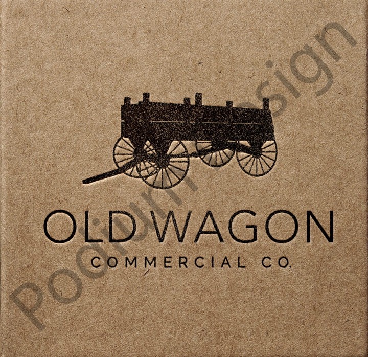 تصميمي لهوية oldwagon التجارية في دولة الكويت