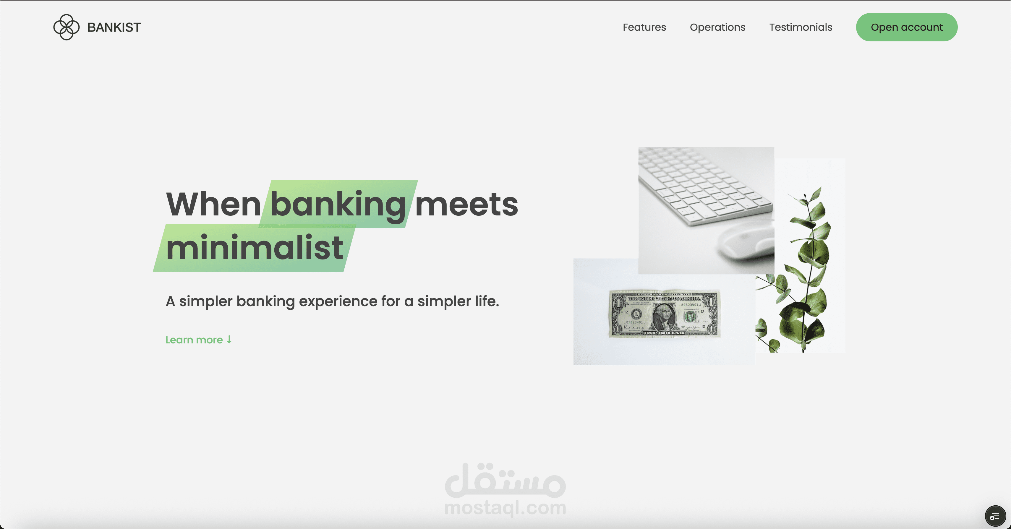 Bankist: A Captivating Landing Page