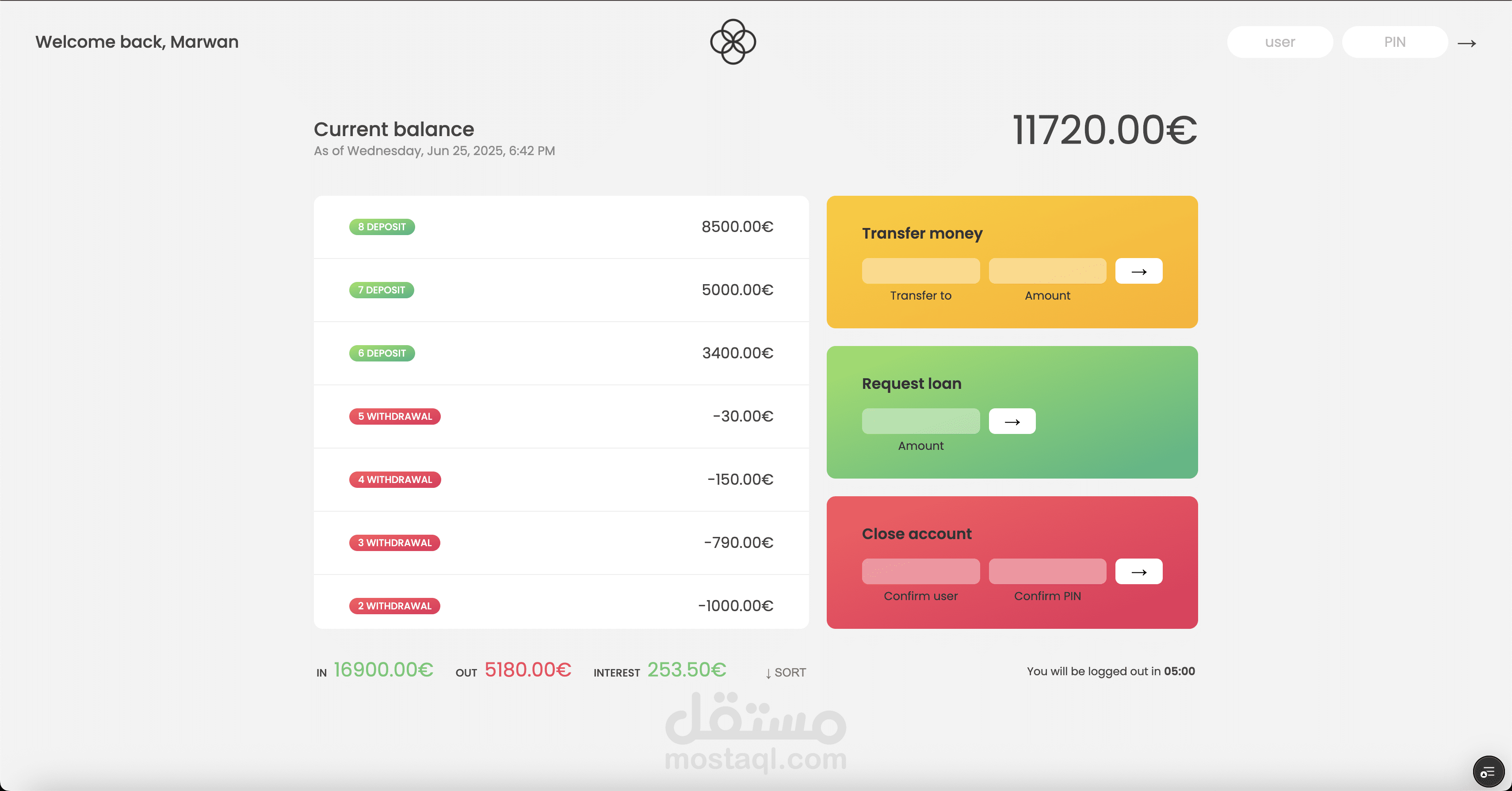 Bankist: Your Personal Banking Hub