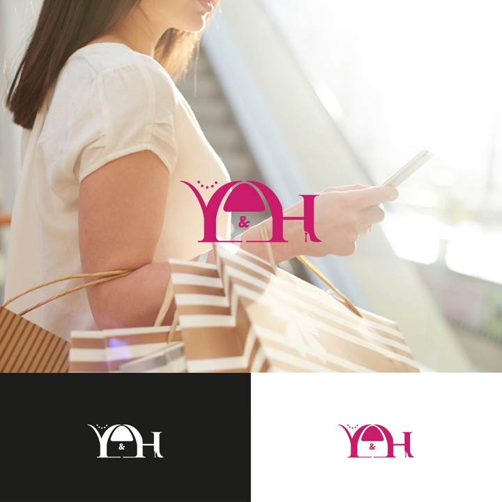 Y&H logo للحقائب والاحدية والملابس النسائية