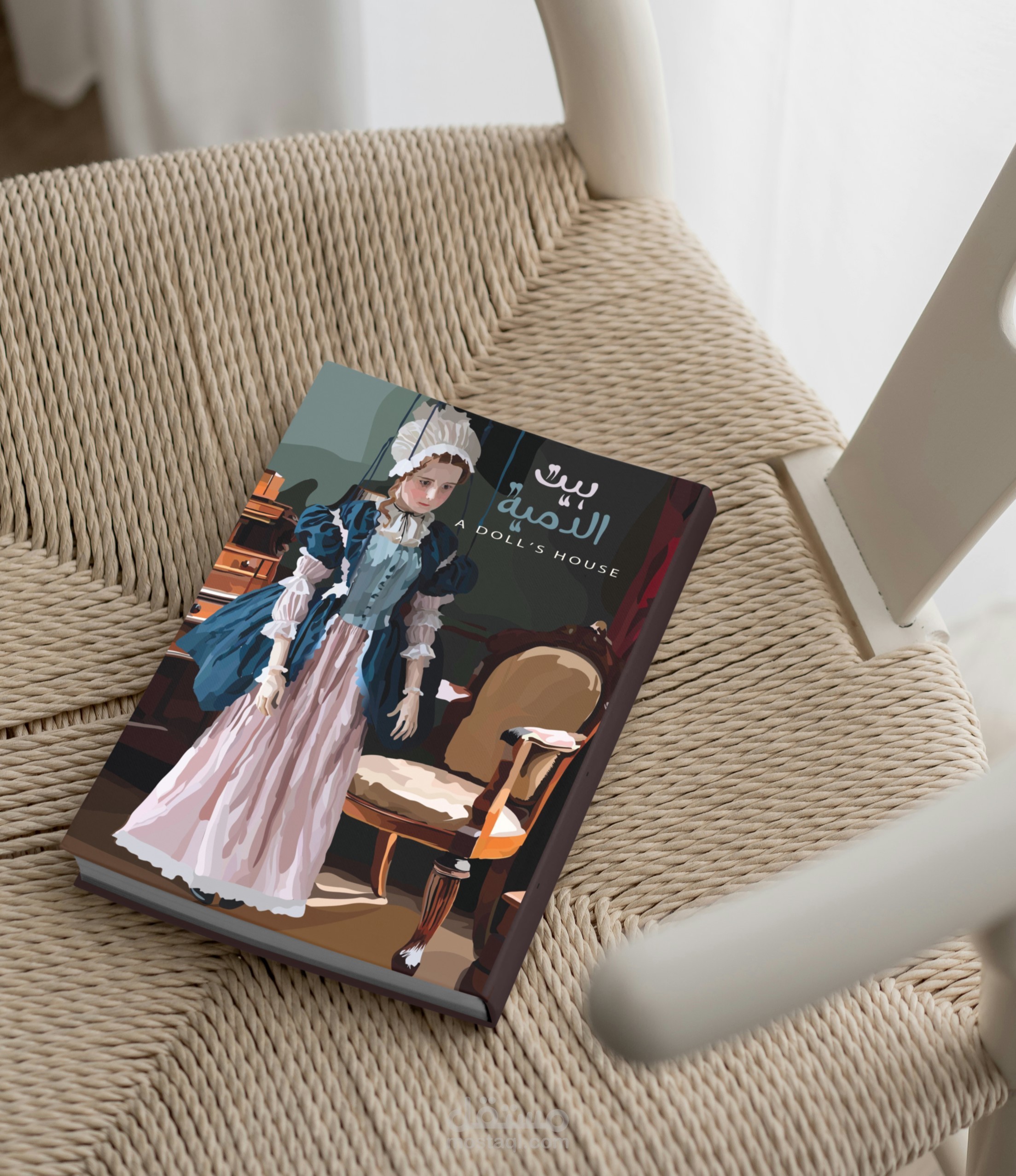 تصميم غلاف لقصة بيت الدمية a doll's house اليسترتور