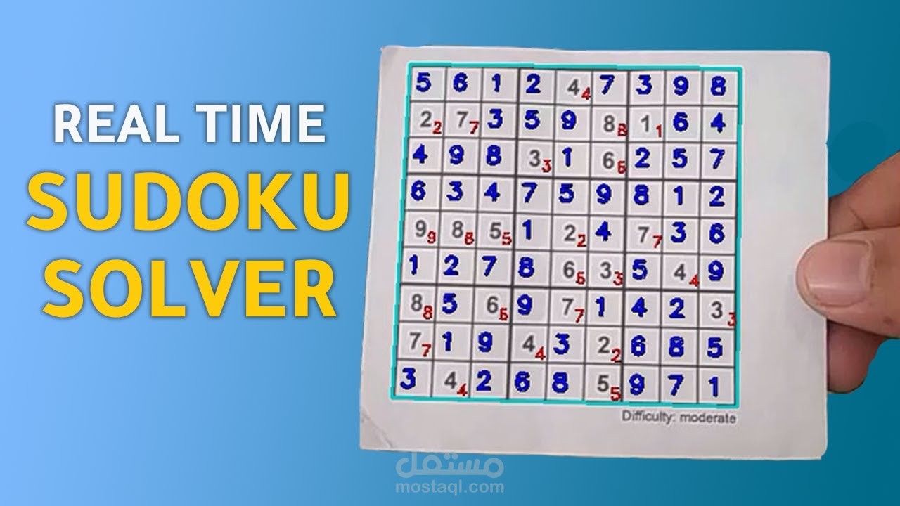 REAL TIME SUDOKU SOLVER