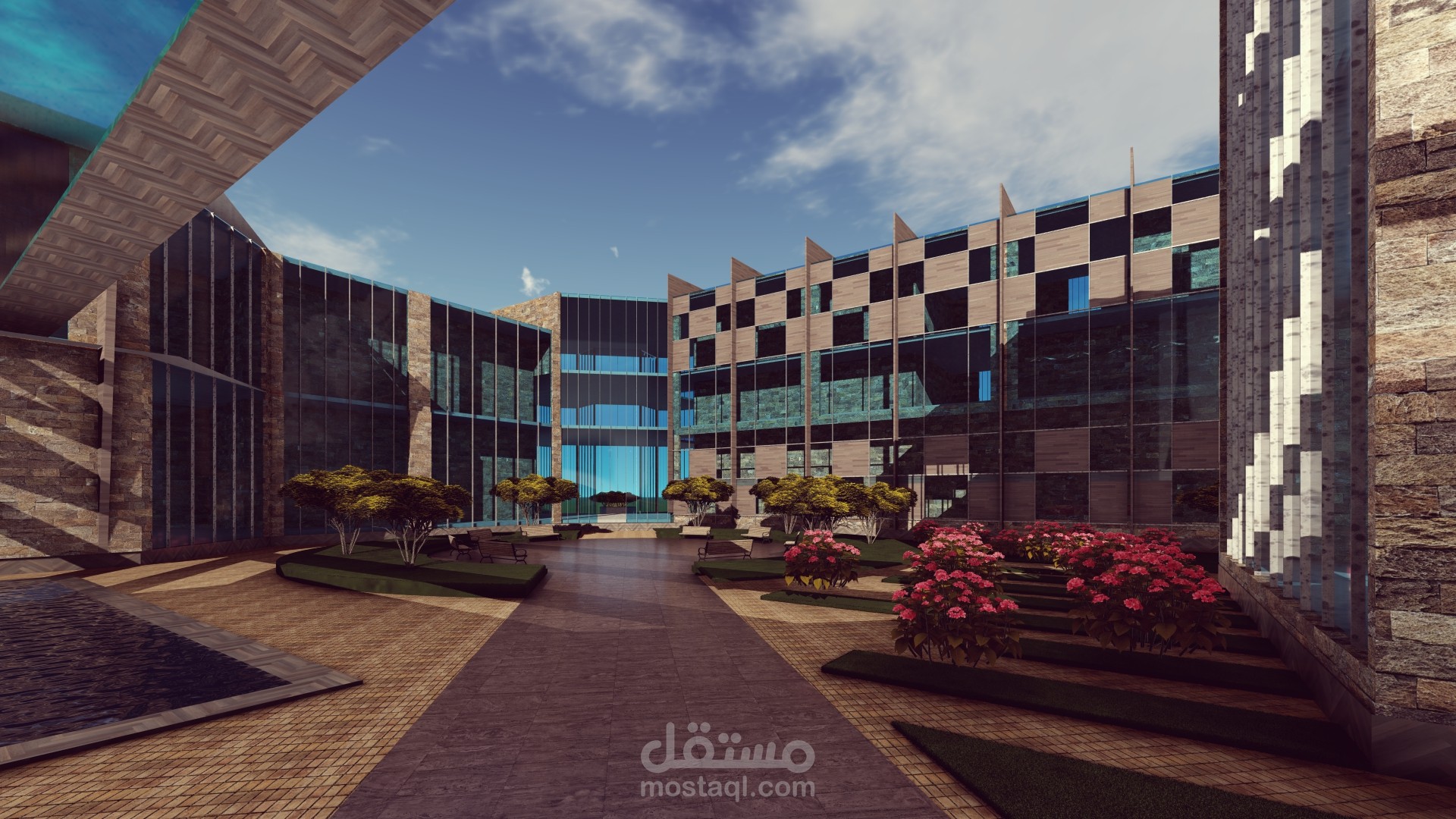 تصميم مركز شبابي