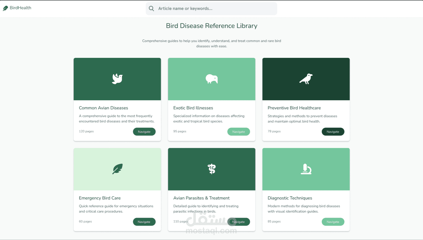 birds book website