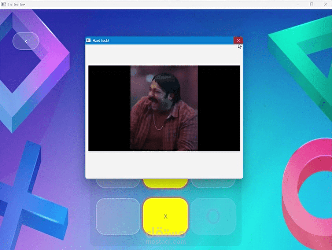 Desktop Game (Tic Tac Toe)