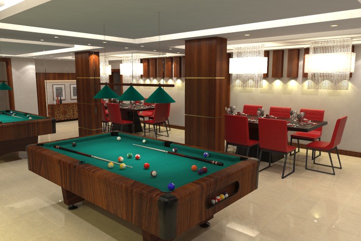 Dining + Billiards room