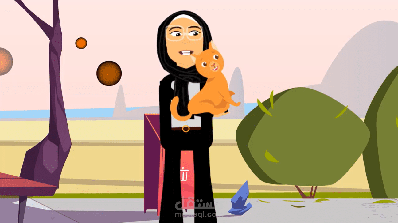 حبي للقطط – تجربة تحريك شخصية أصلية