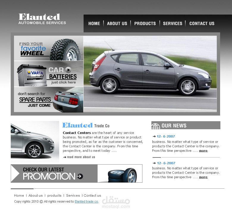 elanted