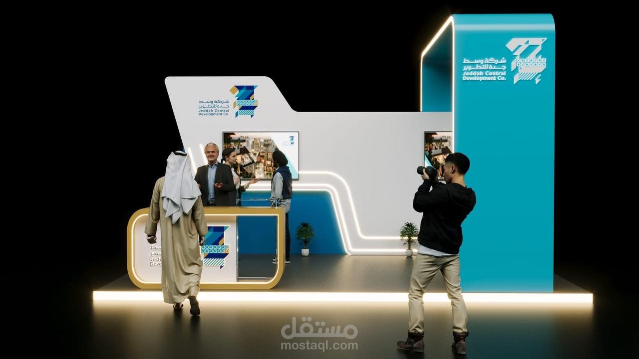 تصميم بوث مميز لشركة