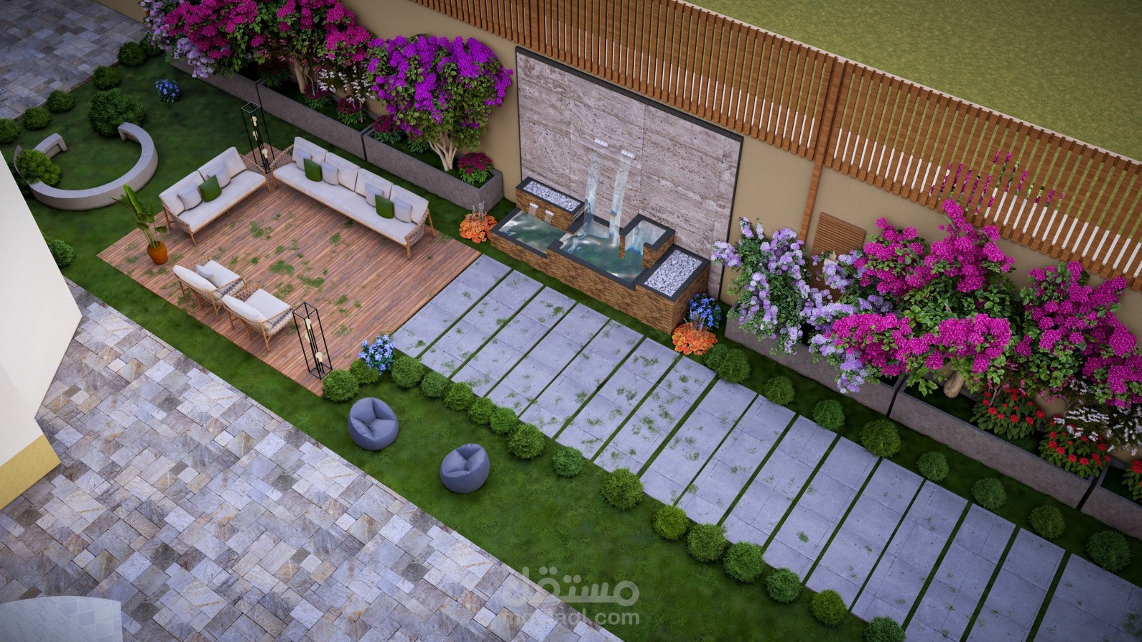تصميم حديقة