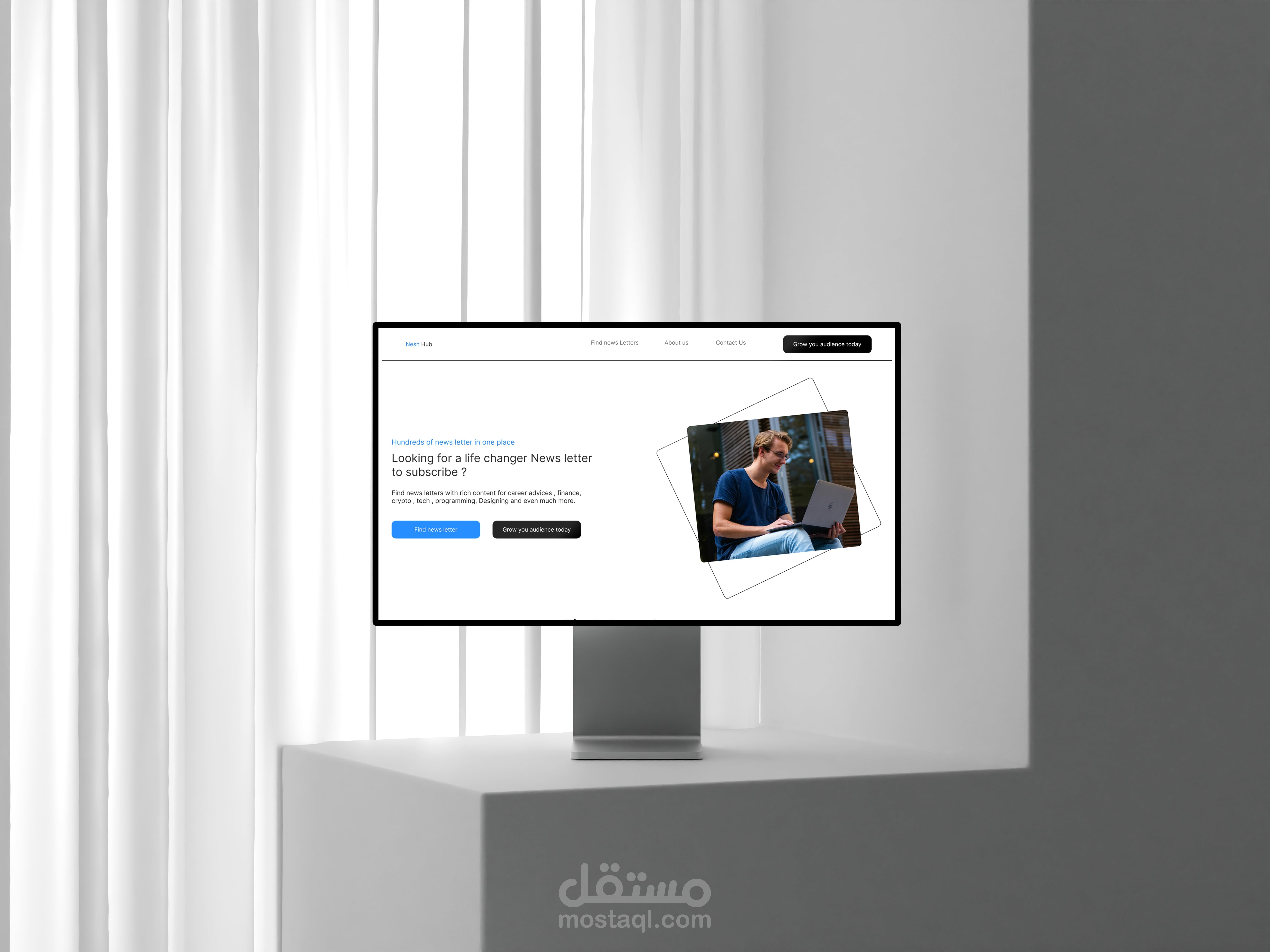 "Nesh Hub - Platform for Discovering and Connecting with Newsletters"