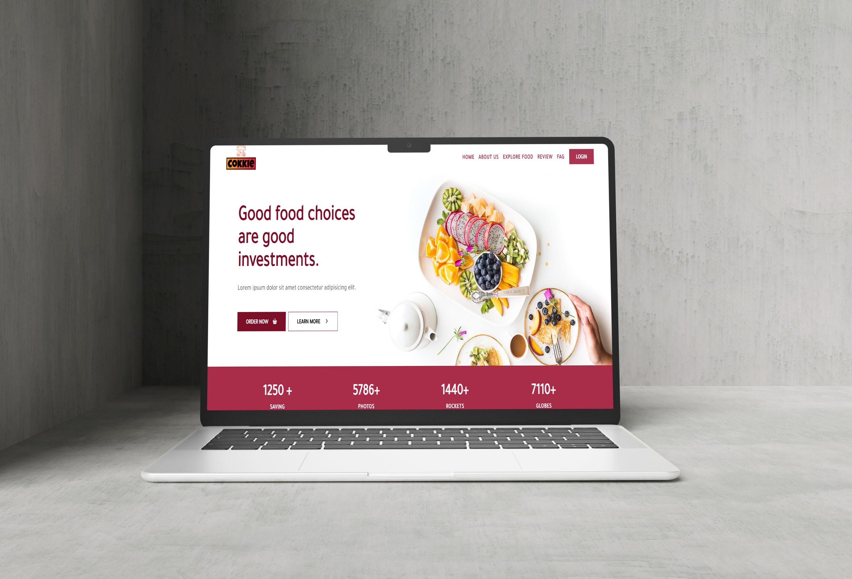Resturant Cookie موقع الكترونى