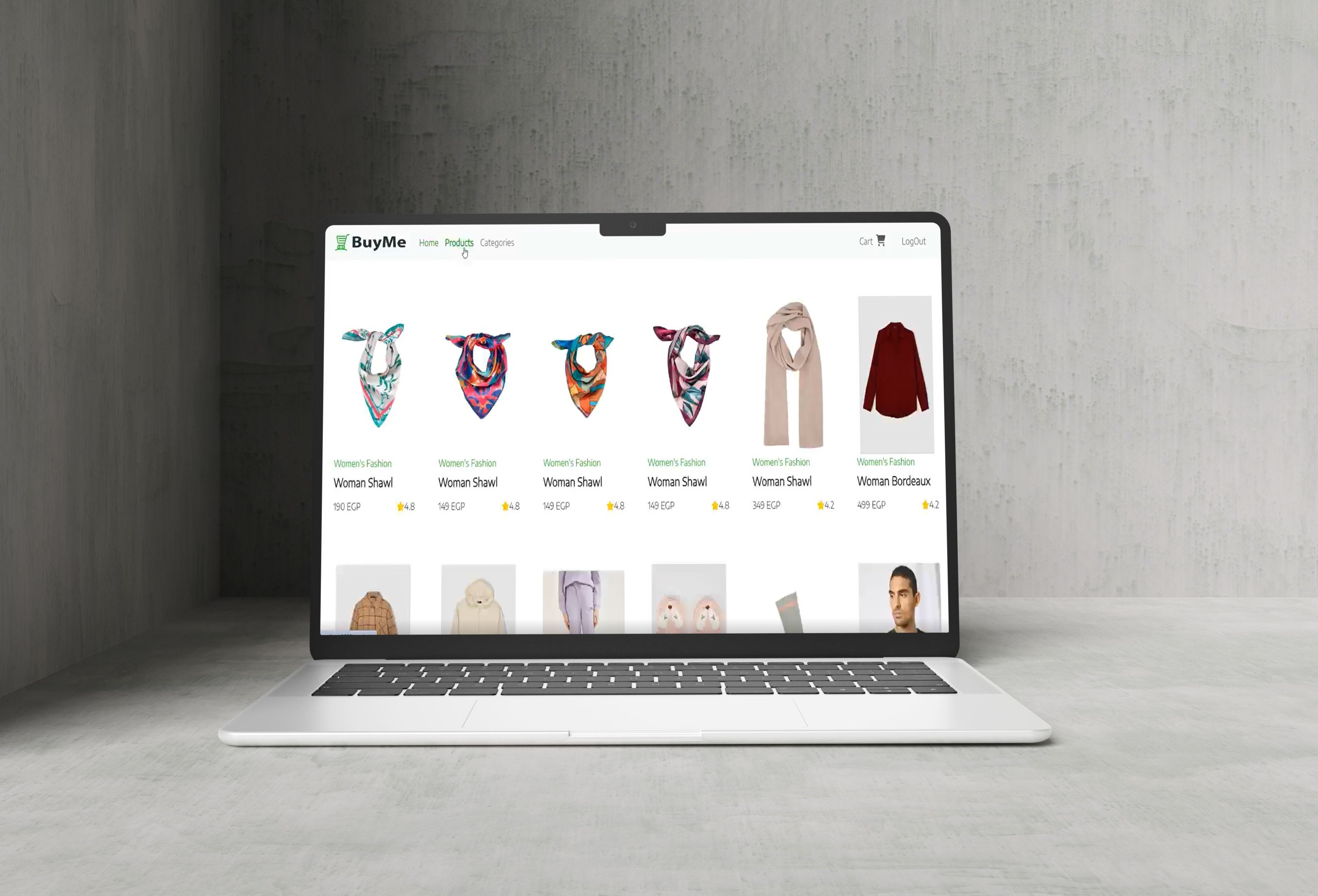 E-commerce (BuyMe) متجر الكتروني