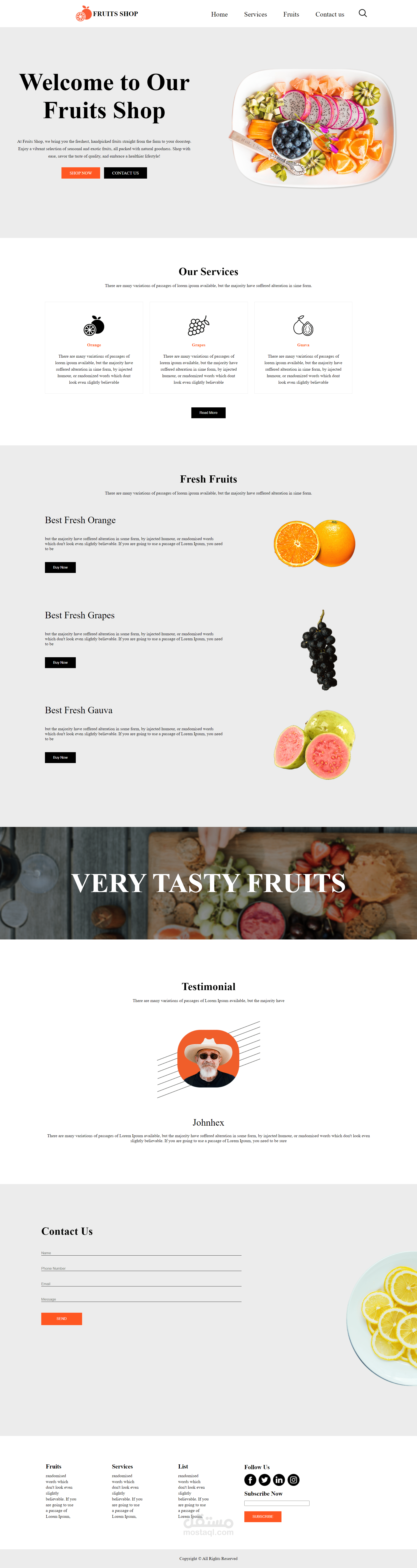 FRUITS SHOP