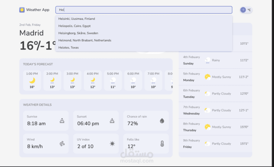 weather app