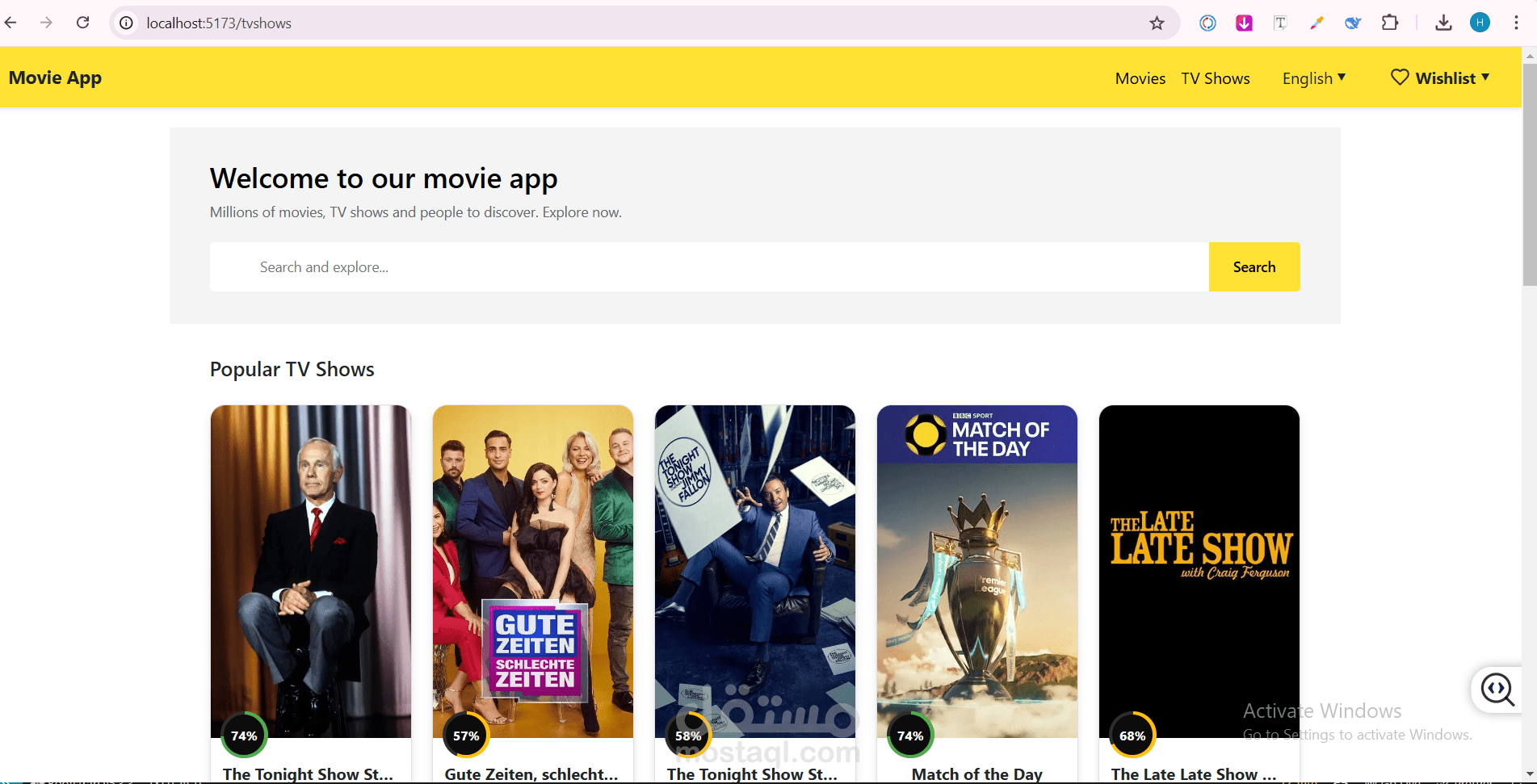 Movie Website