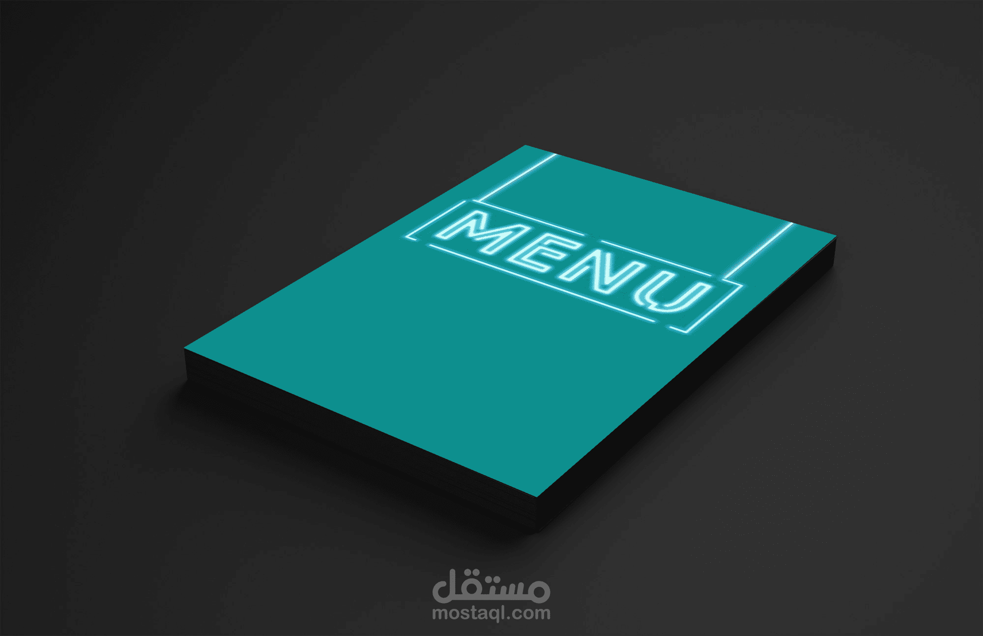 تصميم منيو لكافيه
