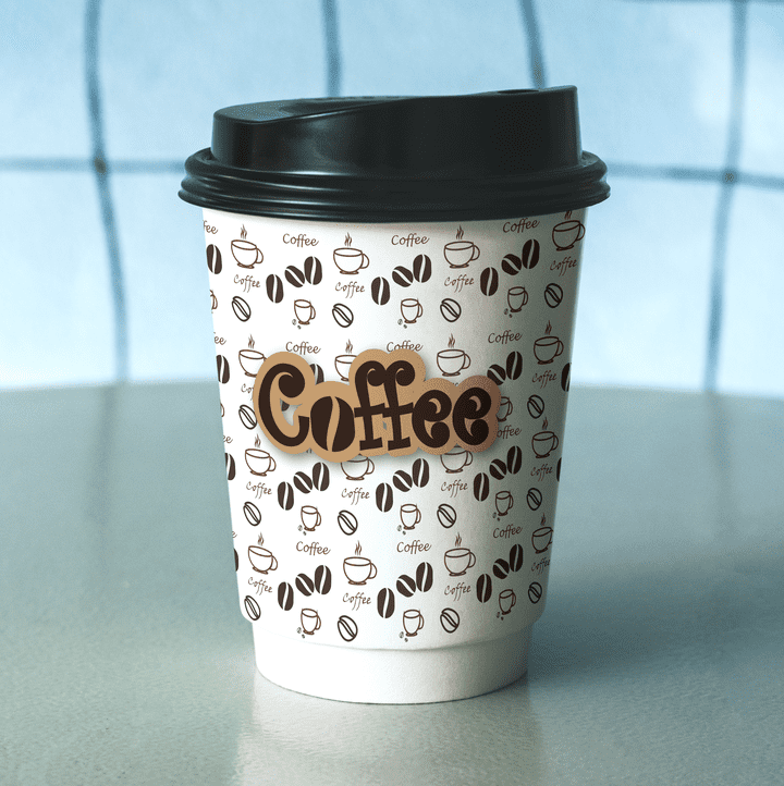 Design a cup of coffee