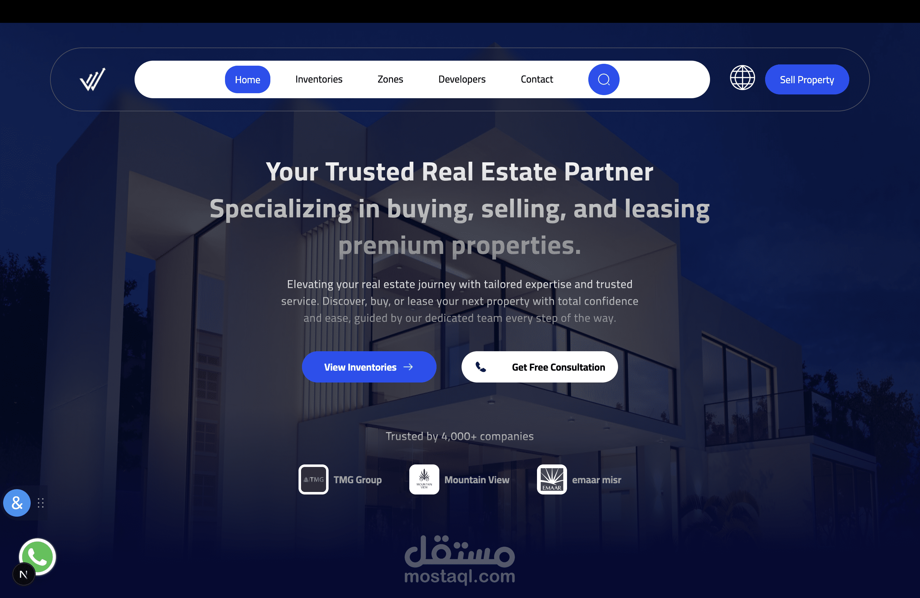 White Stone - Real Estate Website