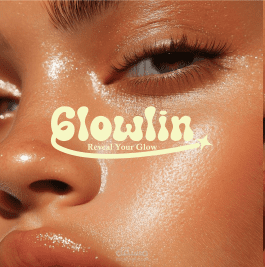 تصميم هوية مشرقة وبسيطةGlowlin
